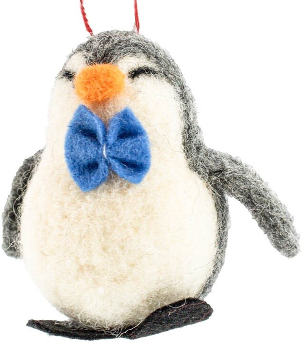 HomeBound by KY | Wollen hanger pinguin strik | wollen hanger | kersthanger | kerstdecoratie